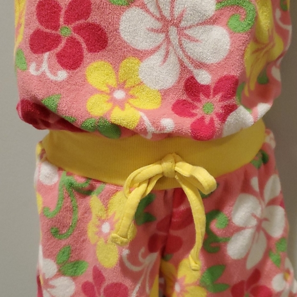 Steve Swim Yellow and Pink Terrycloth Coverup - Picture 4 of 9